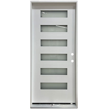 6 Lite Horizontal Fiberglass Door Collection