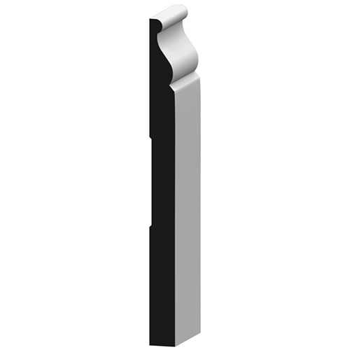 7-1/4″ Primed MDF Colonial Base Moulding