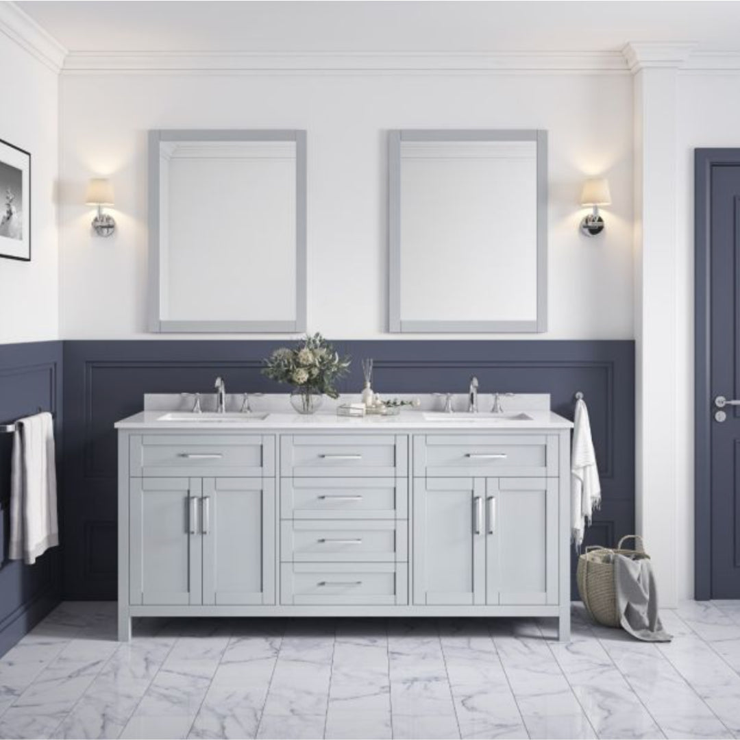 Tahoe 72″ Vanity in Dove Grey