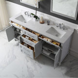 Tahoe 72″ Vanity in Dove Grey