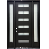 8' - 6 Lite Horizontal Fiberglass Door Collection