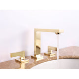 Prior Creek Chatham 8″ Spread Faucet in Brushed Brass