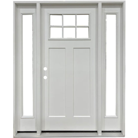 Craftsman 6 Lite Fiberglass Door Collection