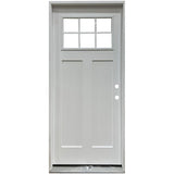 Craftsman 6 Lite Fiberglass Door Collection
