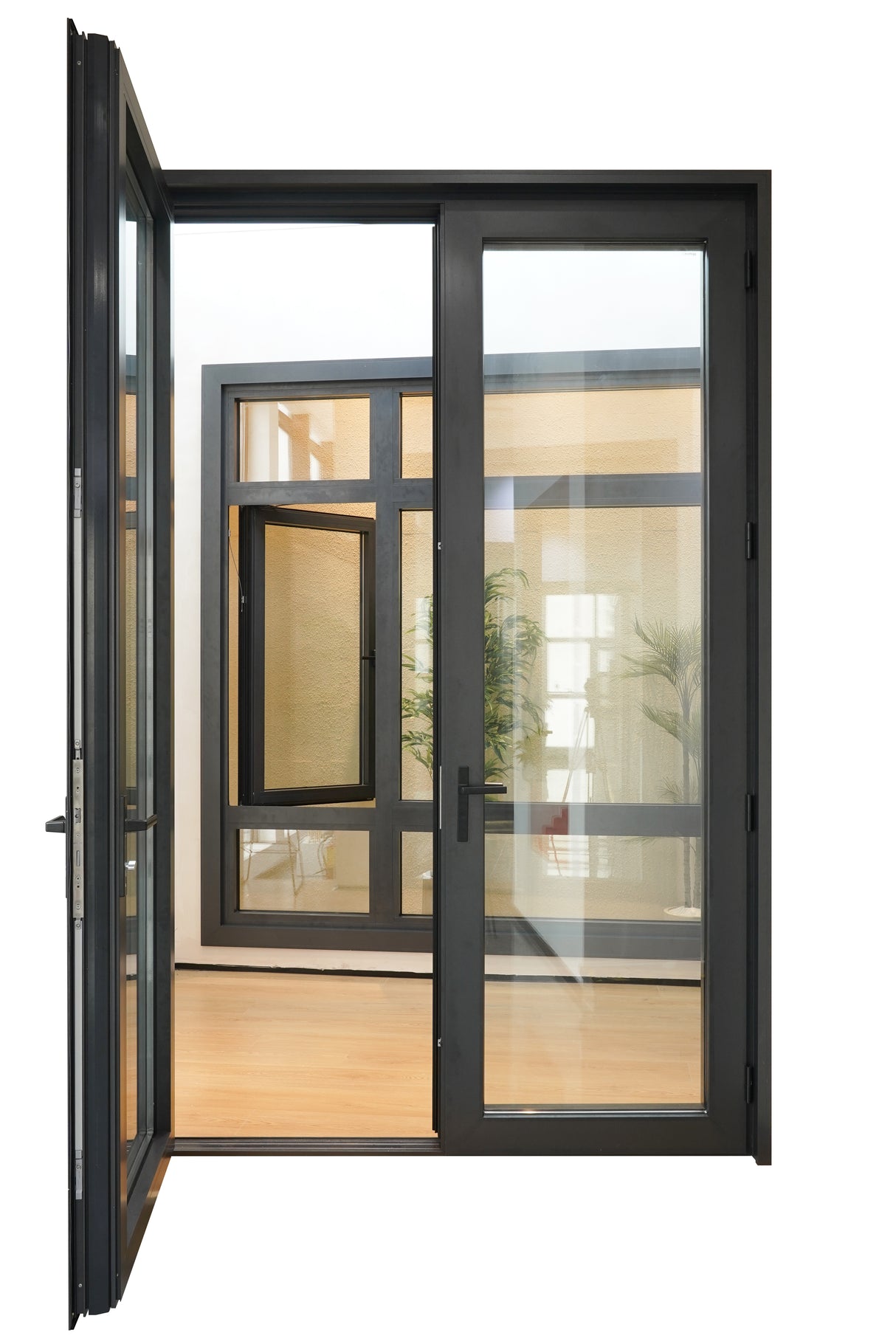 Modera Aluminum Exterior Pre-Hung Door Exterior Doors Foshan Wanjia Window and Doors Co., Ltd.