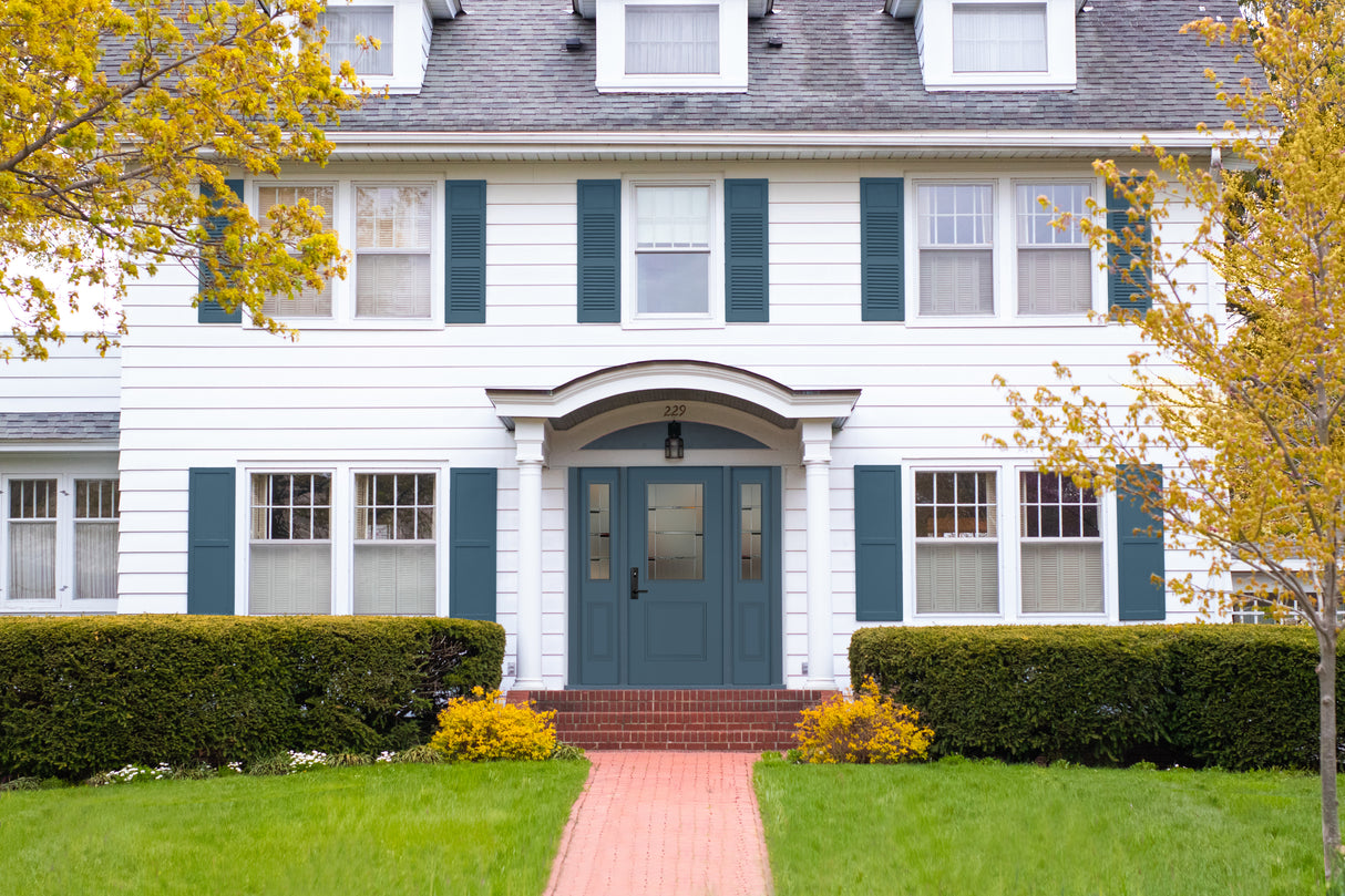 Crosswalk Full Lite Fiberglass Pre-Hung Door Exterior Pre-Hung Builder Supply Outlet