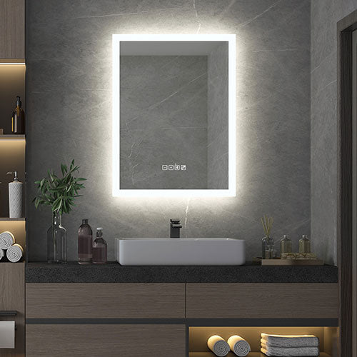 Prior Creek Evanston 20″ x 28″ LED Mirror with Bluetooth