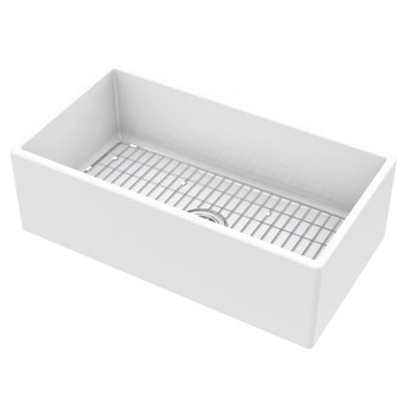 33" Fireclay Farm Single Bowl Sink Kitchen Sink Bailey's Discount Center