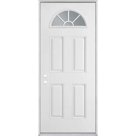Geneva Fan-Lite Fiberglass Pre-Hung Door Builder Supply Outlet