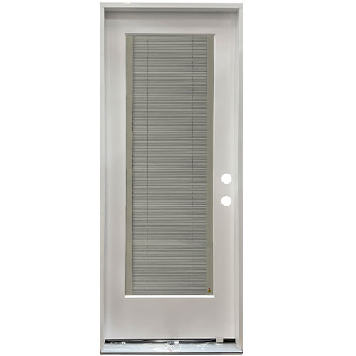Full Blinds Flush Glazed Fiberglass Door Collection
