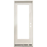 Full Lite Flush Glazed Fiberglass Door Collection