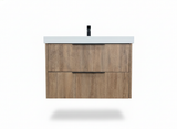 Prior Creek Oak Hanging Vanity ProCraft Chicago 30x22