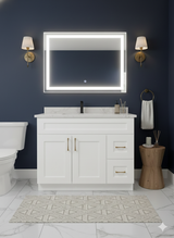 Prior Creek Jackson 42" Shaker Vanity 42" Vanity JP Mathis LLC White