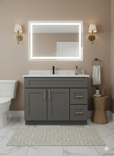 Prior Creek Jackson 42" Shaker Vanity 42" Vanity JP Mathis LLC Iron Grey