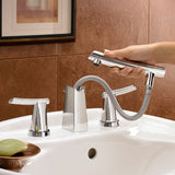 American Standard Green Tea 8" Widespread Pull-Out Bathroom Faucet in Chrome