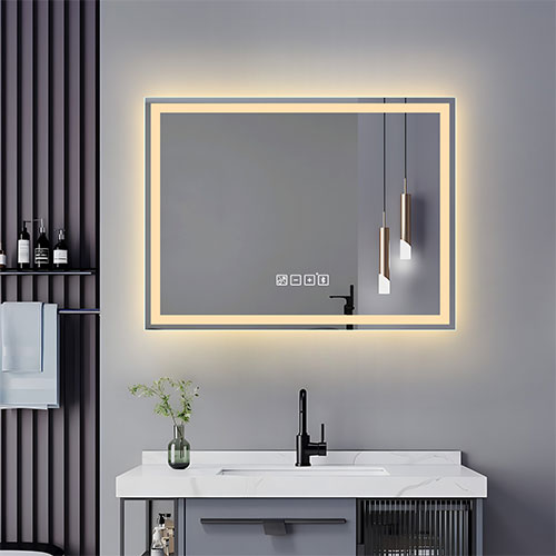 Prior Creek Wilmette 32″ x 24″ LED Mirror Prior Creek Lighted Mirror Dongguan Jitai Electronic Technology Co.,