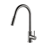 Prior Creek Lakeview Single Handle Pull-down Kitchen Faucet in Satin Nickel