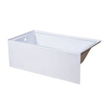 Prior Creek 60" x 30" Left Hand Alcove Bathtub in White