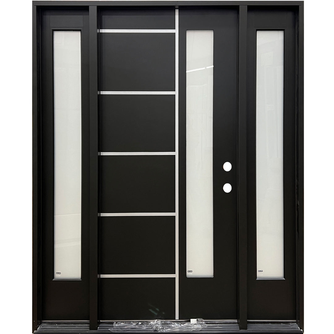 Narrow 1 Lite With Grooves Fiberglass Door Collection