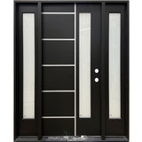 Narrow 1 Lite With Grooves Fiberglass Door Collection