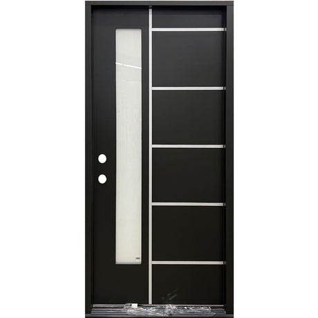 Narrow 1 Lite With Grooves Fiberglass Door Collection