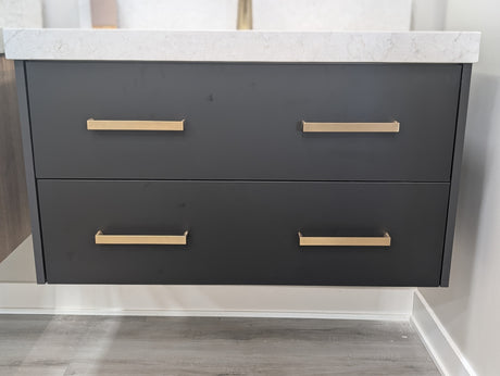 Prior Creek Matte Black Hanging Vanity 24" Vanity ProCraft Chicago