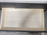 Prior Creek Matte Black Hanging Vanity