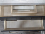 Prior Creek Matte Black Hanging Vanity