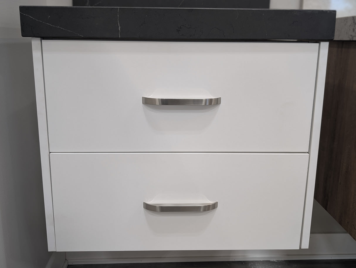 Matte White Hanging Vanity
