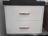 Matte White Hanging Vanity