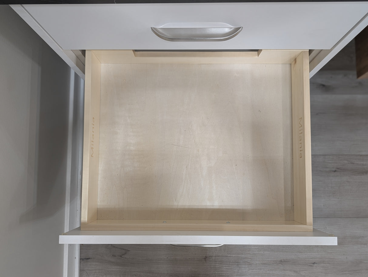 Matte White Hanging Vanity