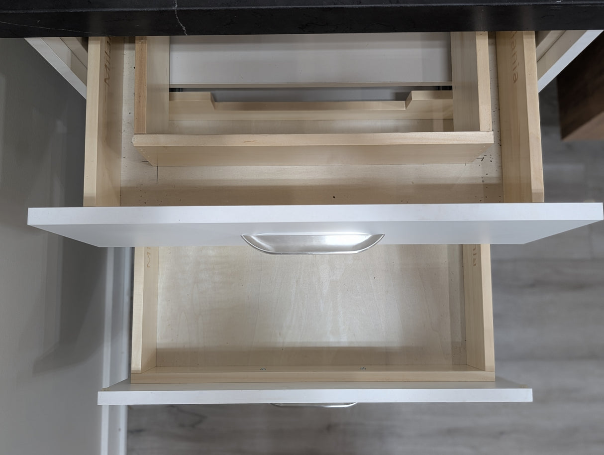 Matte White Hanging Vanity