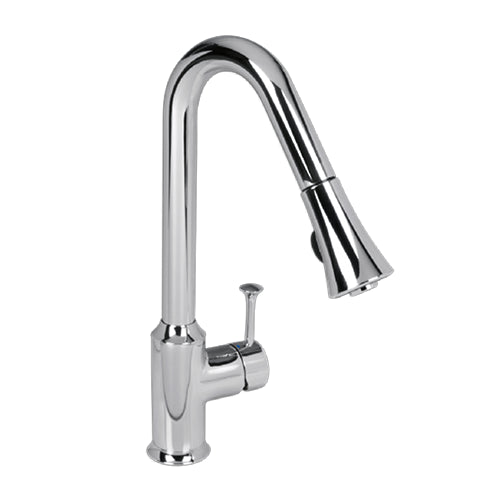 American Standard Pekoe Pull-down Kitchen Faucet in Brushed Nickel 4332300F15.075