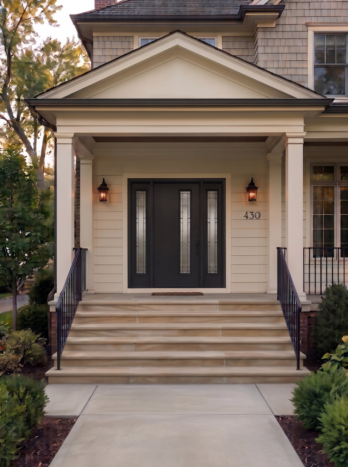Protrait Narrow Lite Fiberglass Pre-Hung Door Exterior Pre-Hung Builder Supply Outlet