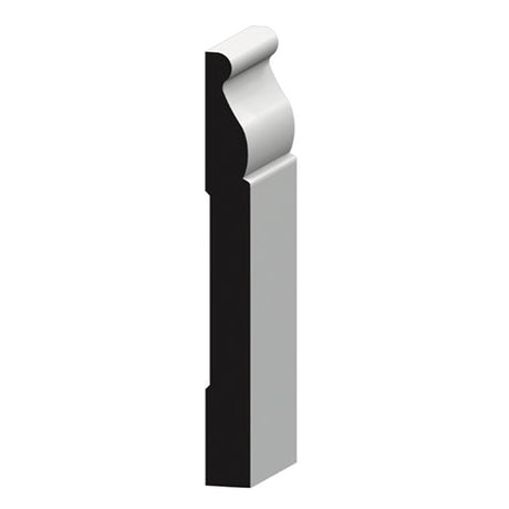 5-1/4 x 16' Primed Base MDF Base MDF Novo Building Products
