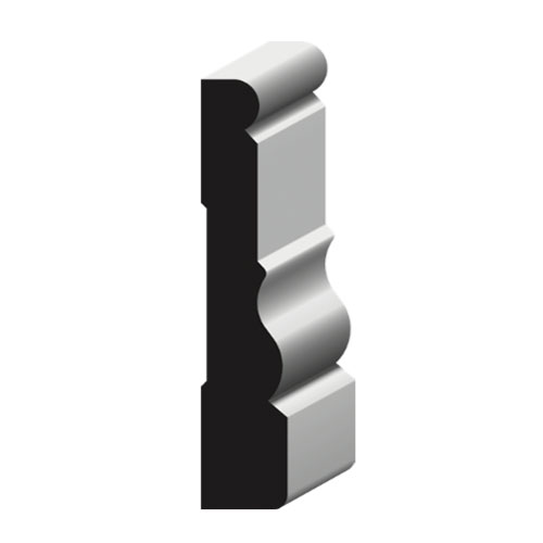 3-1/2″ Primed MDF Colonial Casing