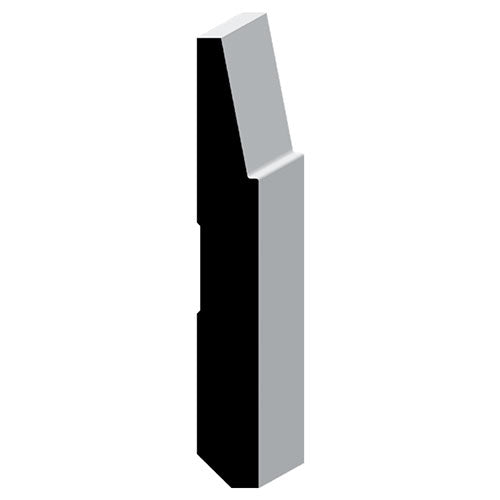 5-1/2″ Primed MDF Square Beveled Base Moulding Base MDF Novo Building Products