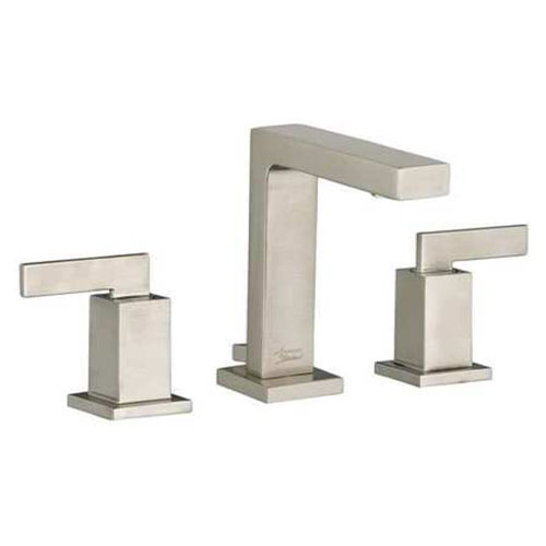 American Standard Times Square 8" Widespread Bathroom Faucet in Satin Nickel