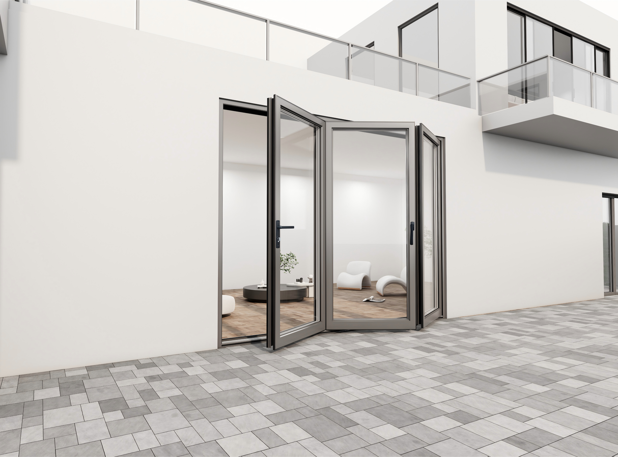 Modera Aluminum Exterior Bifold Door Exterior Doors Foshan Wanjia Window and Doors Co., Ltd.