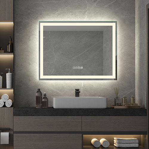 Prior Creek Wilmette 32" x 24" LED Mirror with Bluetooth
