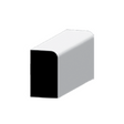 3/4 x 16' Craftsman Shoe Primed Small Trim FJP Novo Building Products