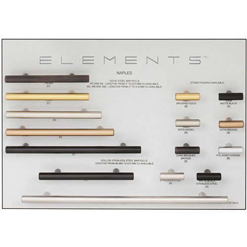 Naples Cabinet Hardware Collection
