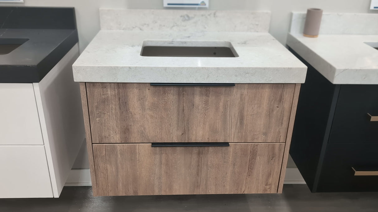 Prior Creek Oak Hanging Vanity