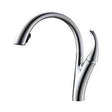 Prior Creek North Ave Single Handle Pull-down Kitchen Faucet in Chrome Kitchen Faucet Jiangmen Luxury Houseware Company Limited