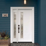 Prism Narrow Lite Fiberglass Pre-Hung Door Exterior Pre-Hung Builder Supply Outlet