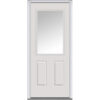 half lite exterior primed door