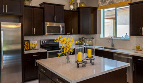 minimalist kitchen counter decor