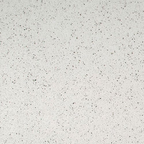 iced white quartz countertop close up