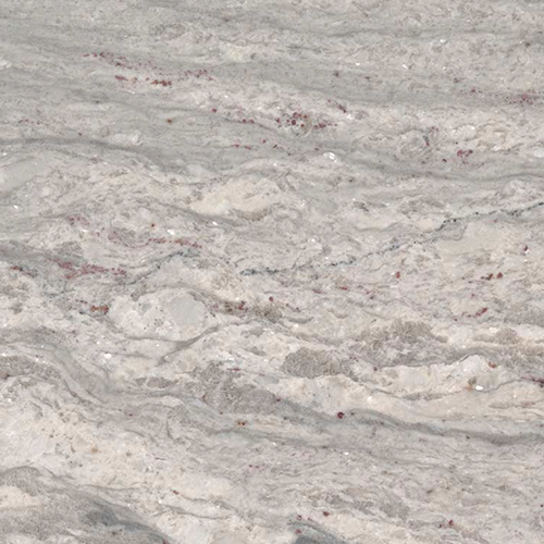 granite countertop in new river white finish
