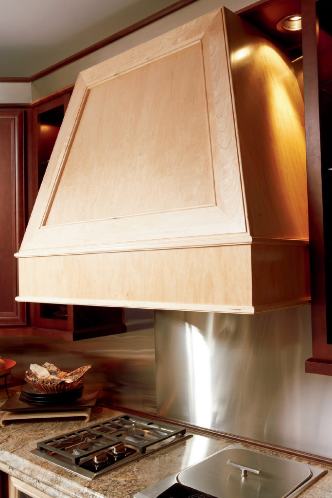 Wood Range Hoods - Under Cabinet Mount, Wall Mount and Inserts